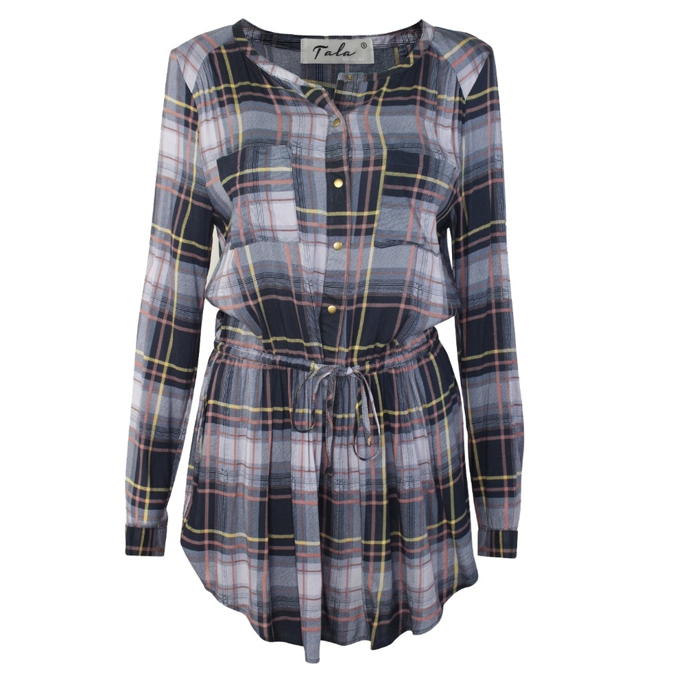Plaid Tunic